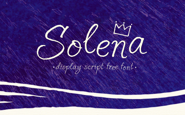 Solena Script free fonts