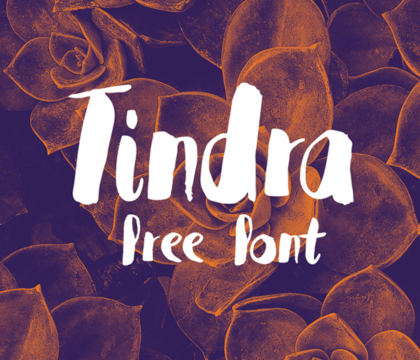 Tindra free font