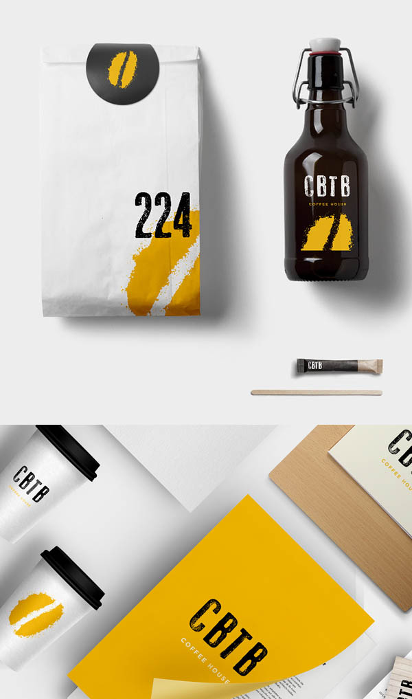 Coffee by the Beans Branding Stationary