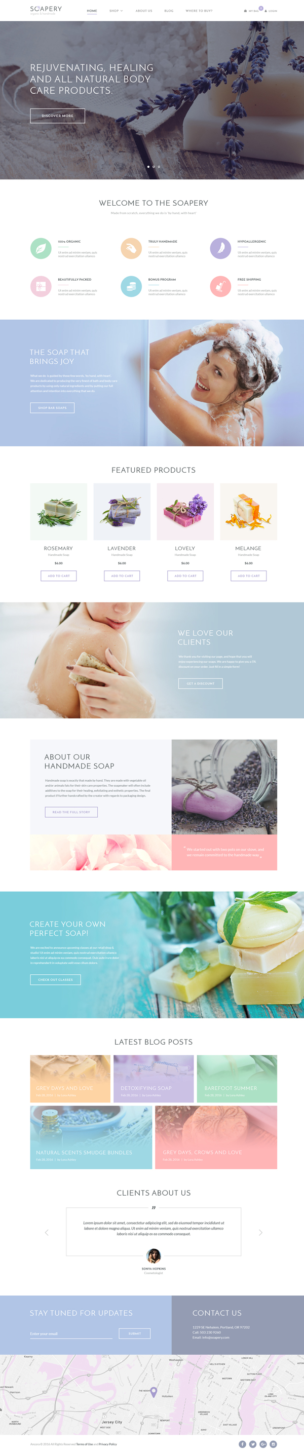 Soapery - Handmade Soap & Handcrafted Products Shop WP Theme