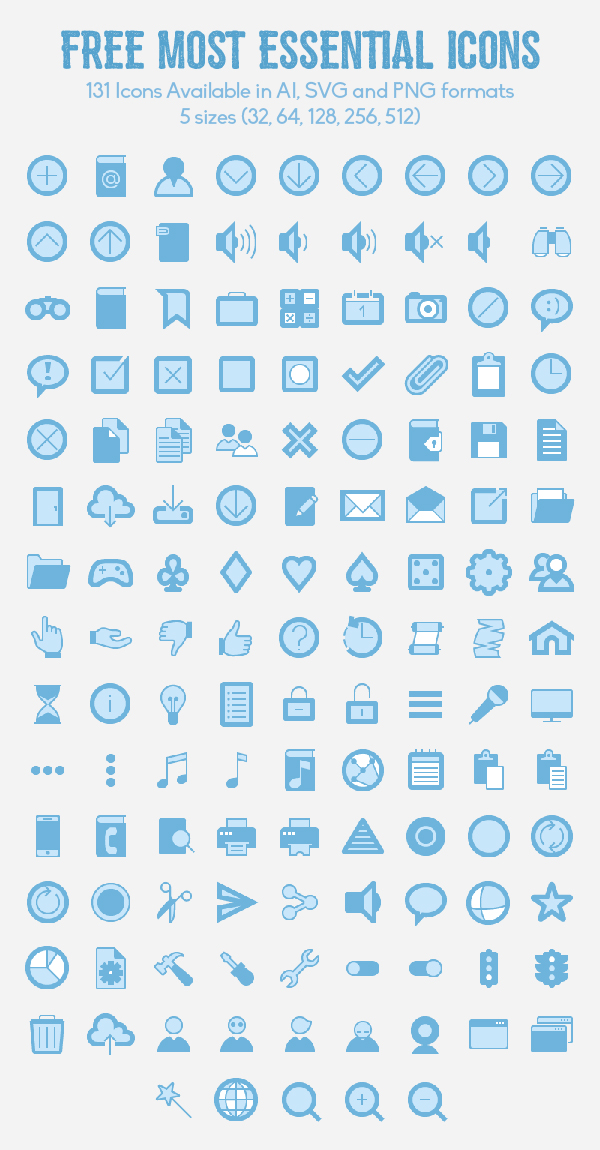 Free Most Essential Icons