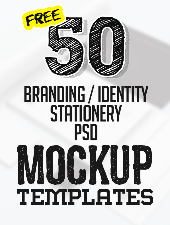 50+ Free Branding / Identity & Stationery PSD Mockups