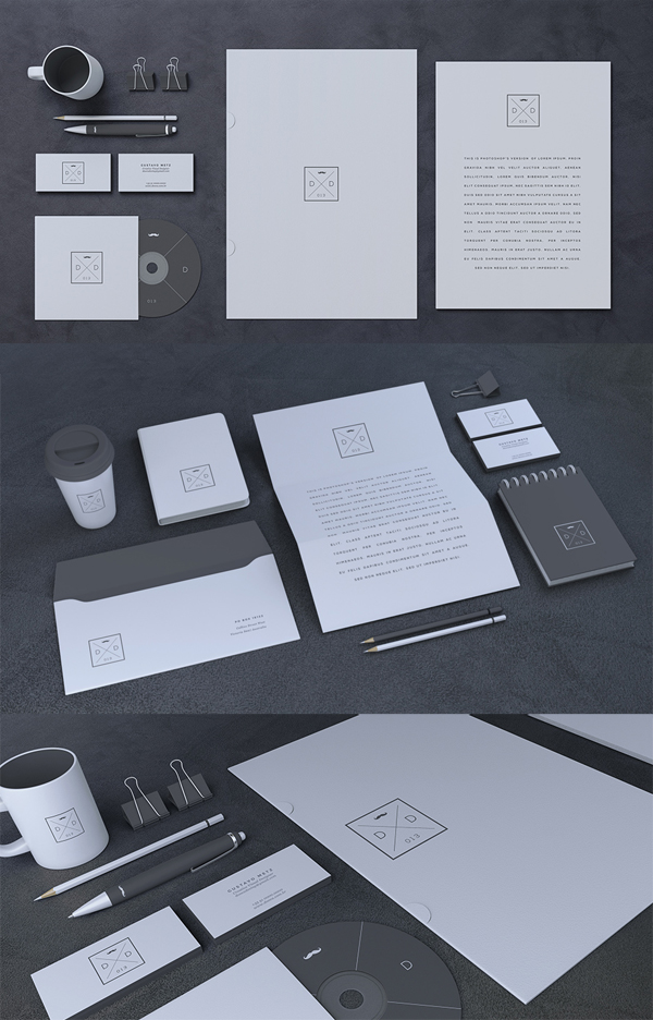 Free Clear Stationery / Branding Mock-Up