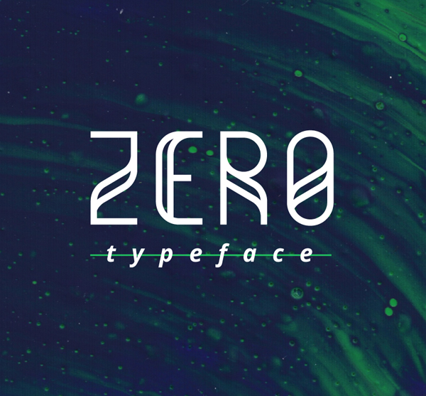 Zero free fonts