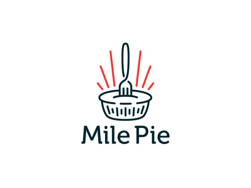 Mile Pie Logo Animation by Jared Brady
