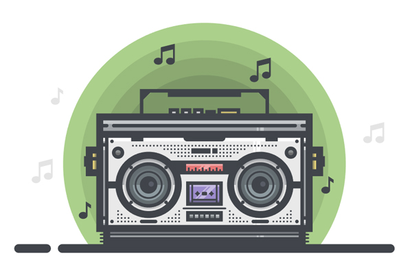 How to Create a Boombox Illustration in Adobe Illustrator