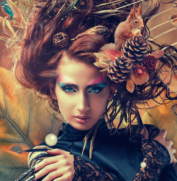 ow to Retouch a Portrait and Create a Fantasy Portrait Effect in Photoshop