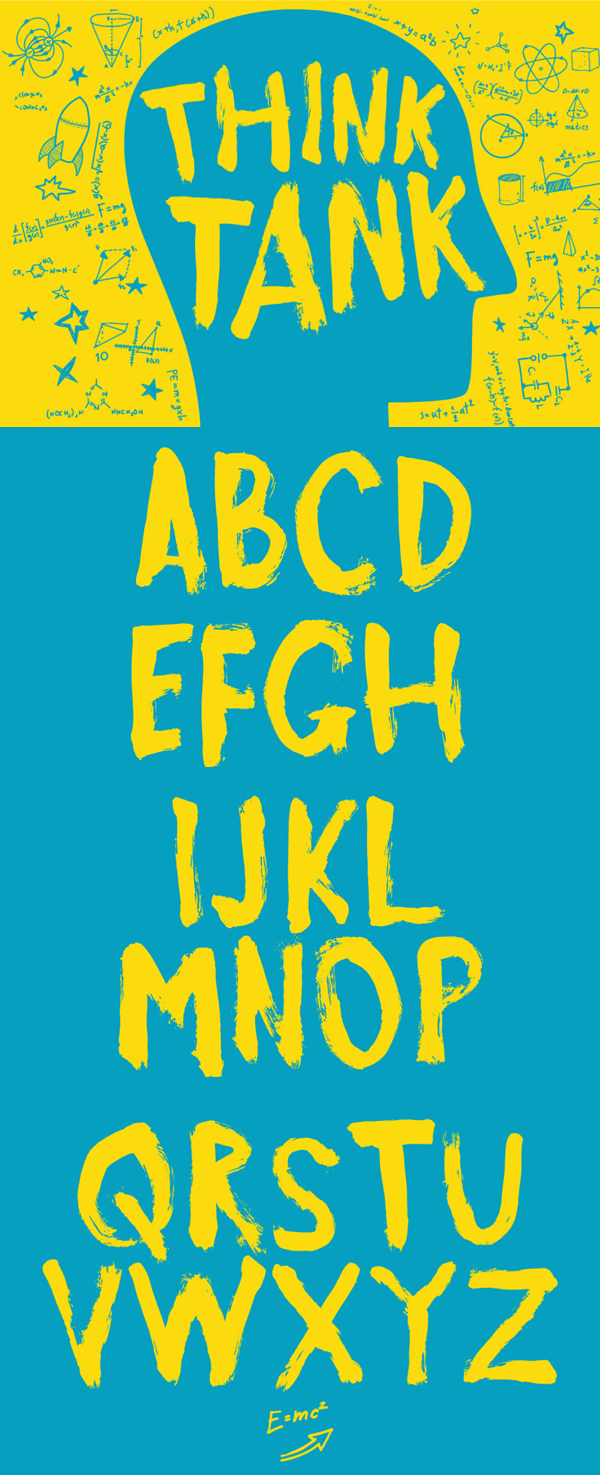 Atomic Dustbin fonts and letters