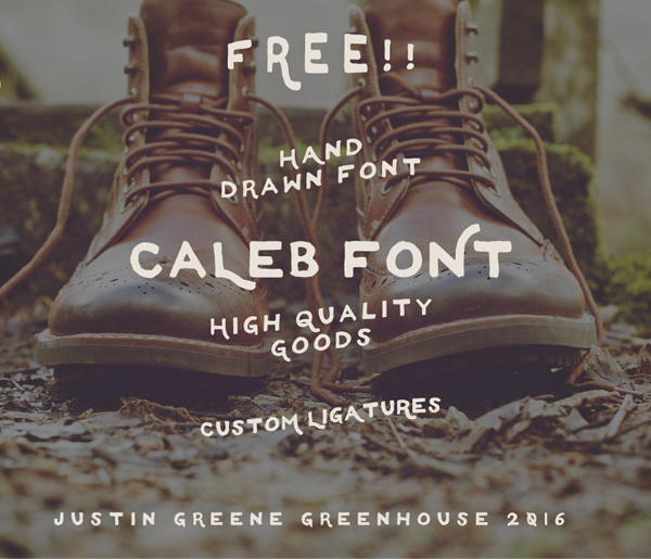 Caleb free fonts