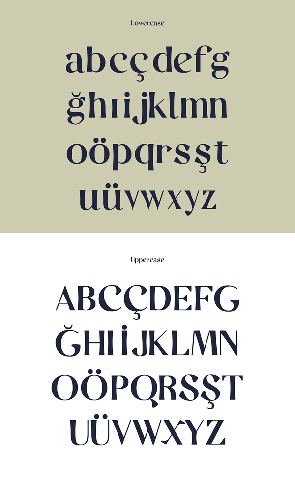 Casual fonts and letters