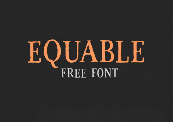 Equable free fonts