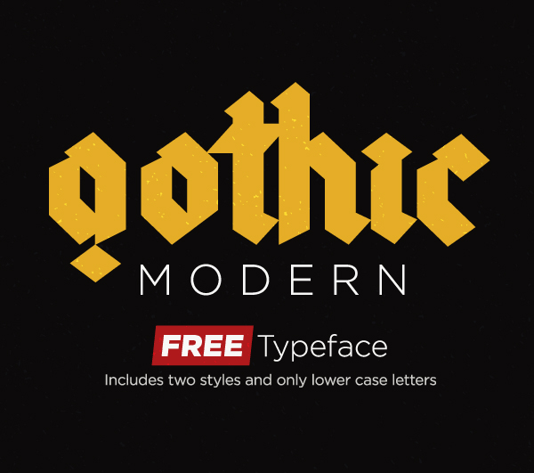 Gothic free fonts