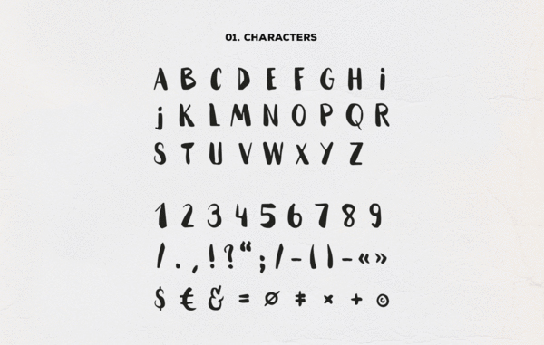 Hammock fonts and letters