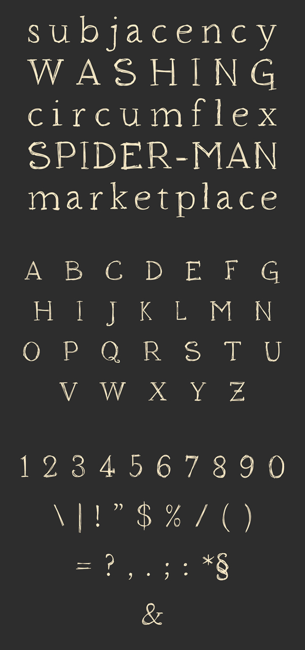 Houndville fonts and letters