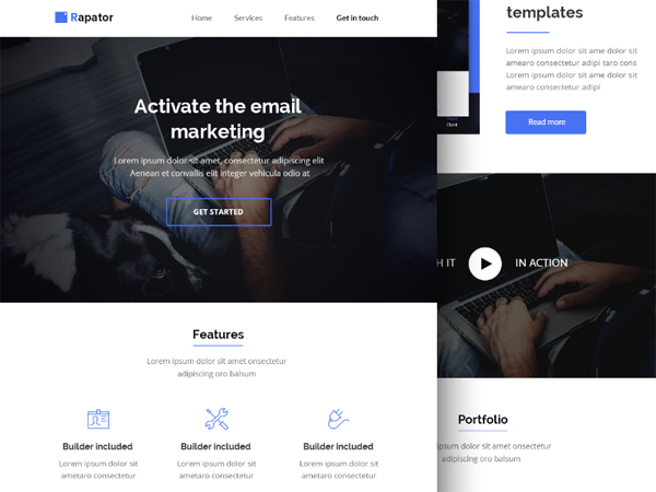 Free PSD HTML Email Template