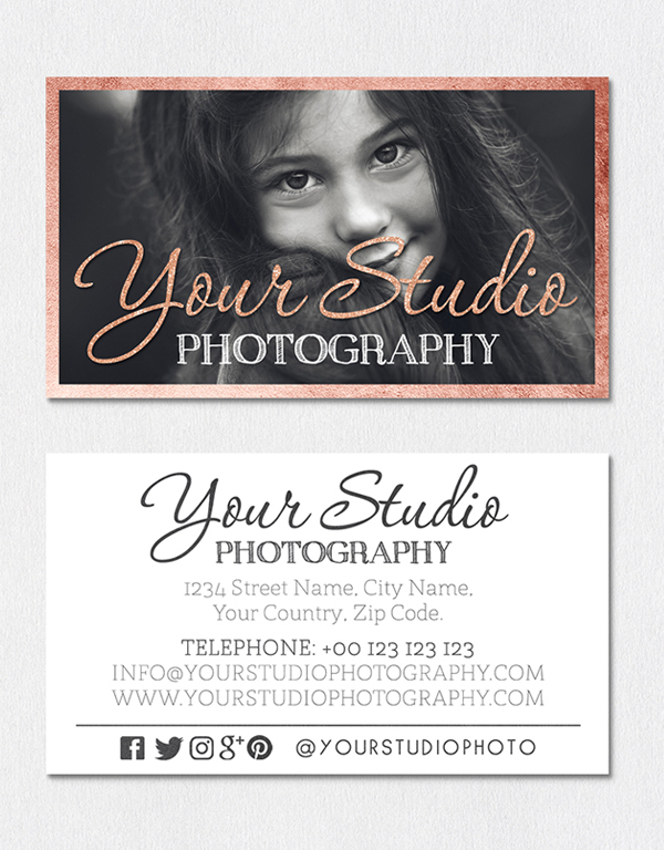 Vintage Photography Business Card Template