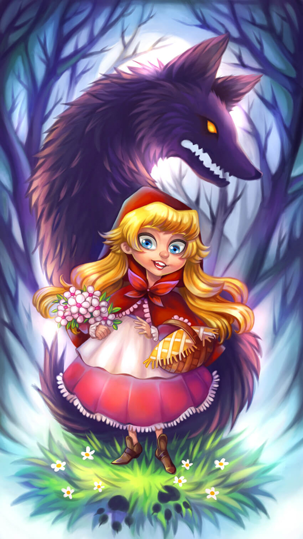 How to Create a Little Red Riding Hood Inspired Fairytale Illustration in Paint Tool SAI