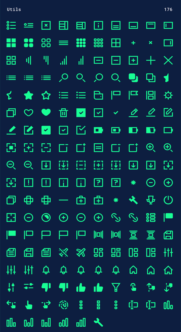 Free Minimal Vector Icon Pack -1