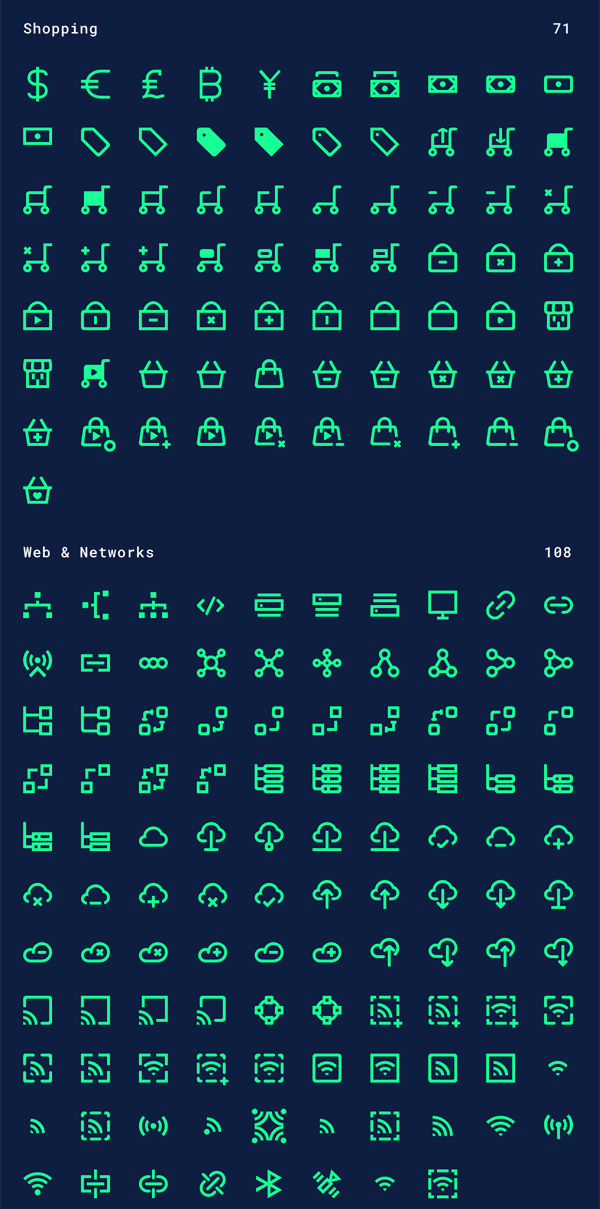 Free Minimal Vector Icon Pack -4