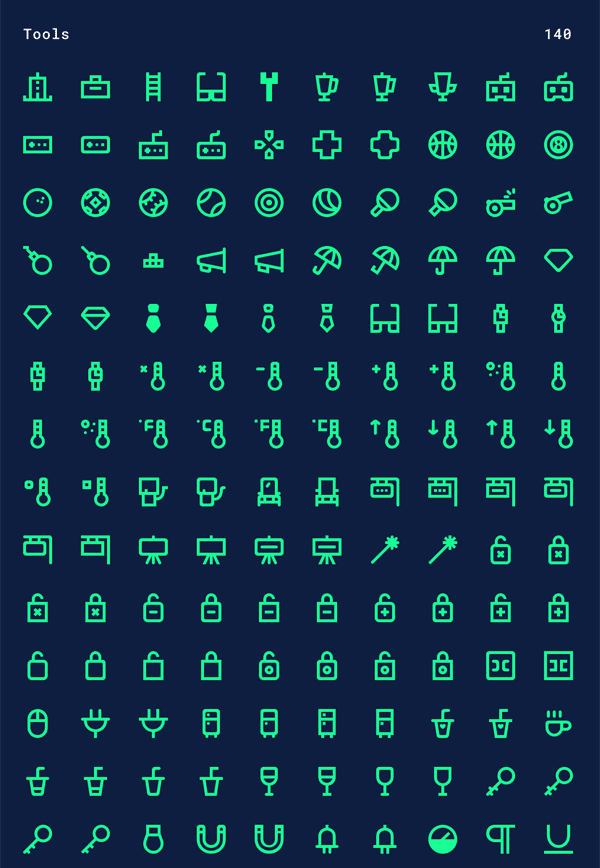 Free Minimal Vector Icon Pack -6