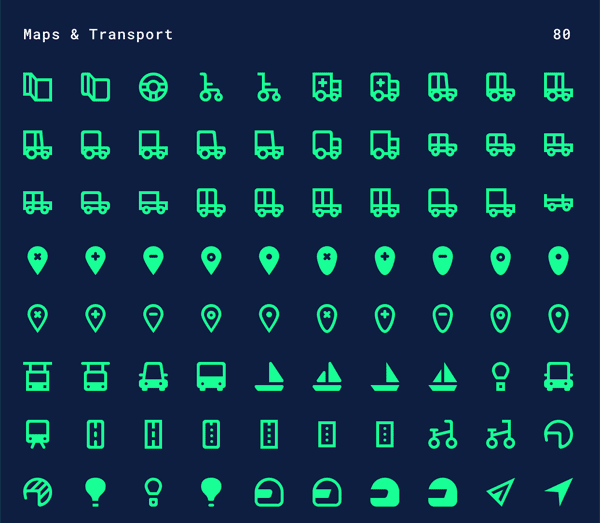 Free Minimal Vector Icon Pack -7