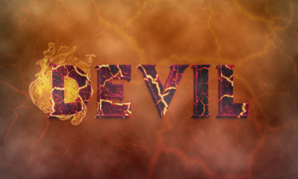 Create a Devilish 3D Text Effect in Photoshop