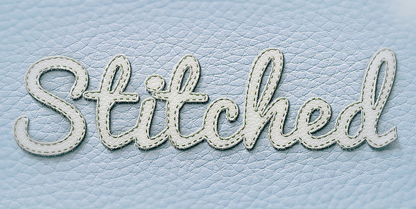 How to Create Realistic Stitched Text Effect in Photoshop