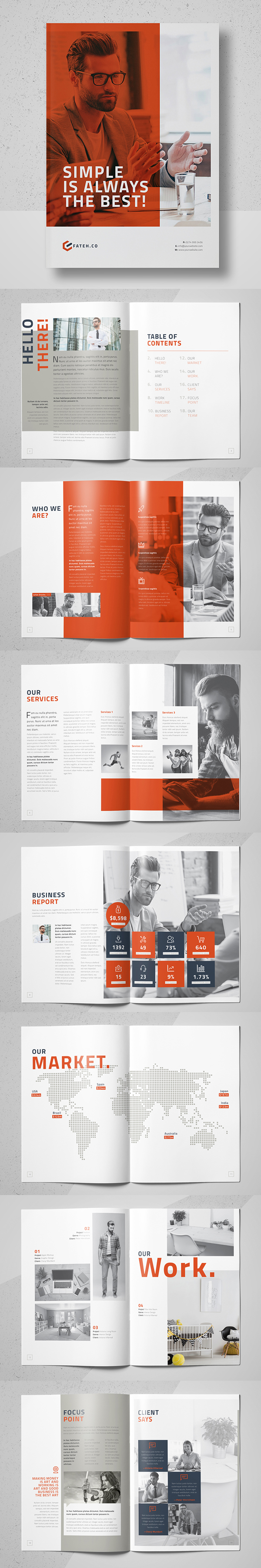 100 Professional Corporate Brochure Templates - 3