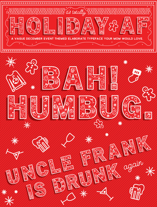 Holiday AF Free Font