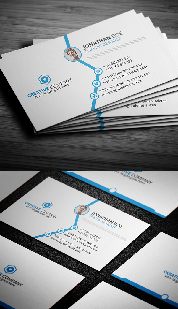 Clean Corporate Business Card Template