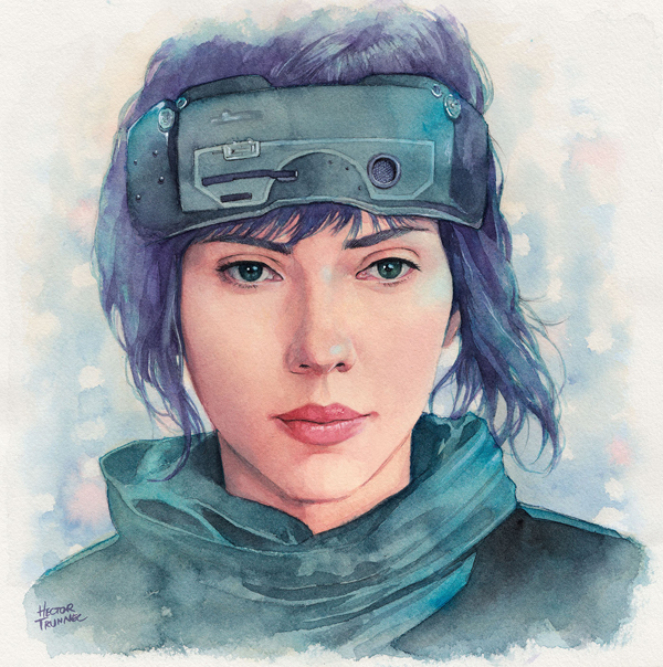 Amazing Watercolor Portrait Illustrations By Hector Trunnec - 1