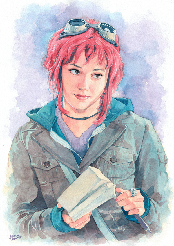 Amazing Watercolor Portrait Illustrations By Hector Trunnec - 11