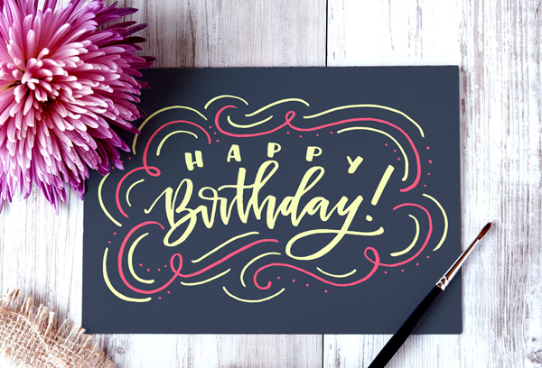 Create a Hand Lettered Birthday Card in Illustrator