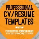 Post thumbnail of New Professional CV / Resume Templates with Cover Letter