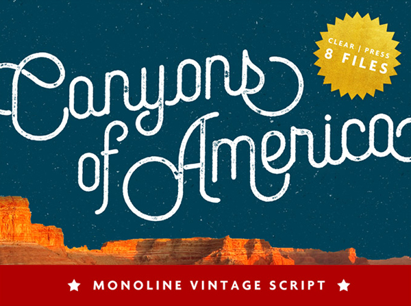 Canyons Vintage Free Font
