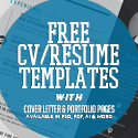 Post thumbnail of 20 Free CV / Resume Templates 2017 with Cover Letter & Portfolio Pages