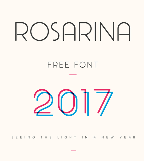 Rosarina Free Font