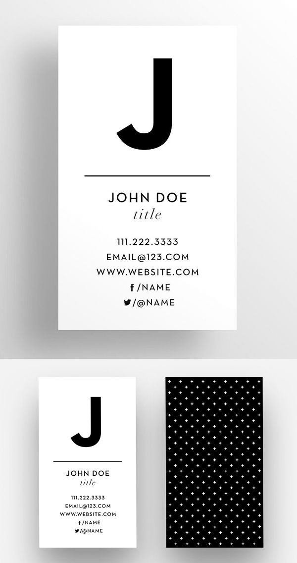 The Initial – Business Card Template