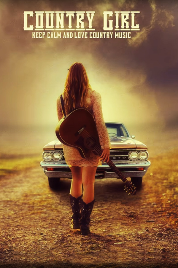 Create a Country Girl Poster Design In Photoshop