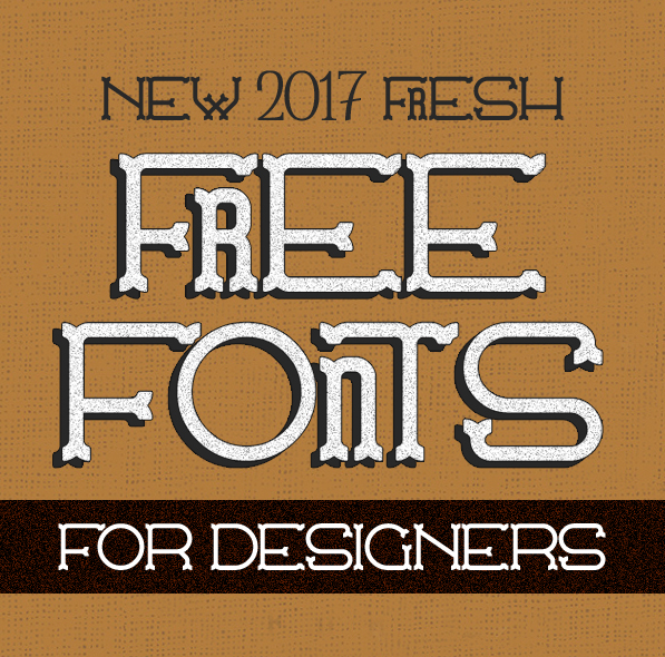 18 Fresh Free Fonts for Graphic Designers