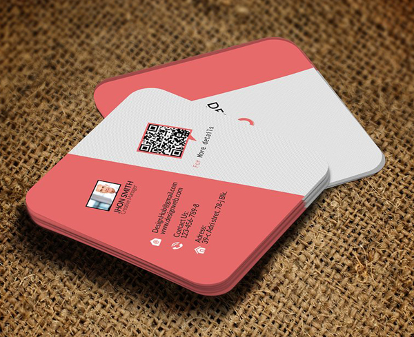 Mini Social Business Card Template