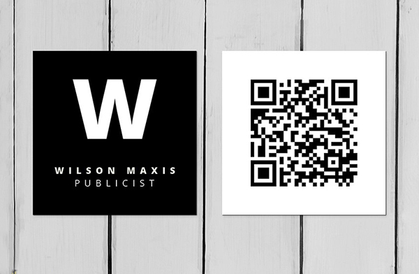 Square Minimal Business Card Template