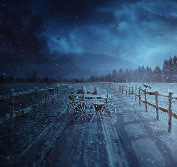 How to Create a Winter Rural Photo Manipulation Scene With Adobe Photoshop