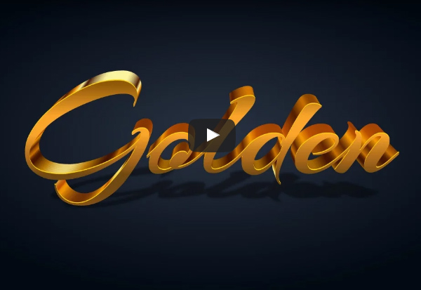 How to Create Realistic Gold Text Effect in Adobe Illustrator