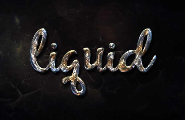 How to Create a Super Easy Liquid Metal Text Effect in Adobe Photoshop