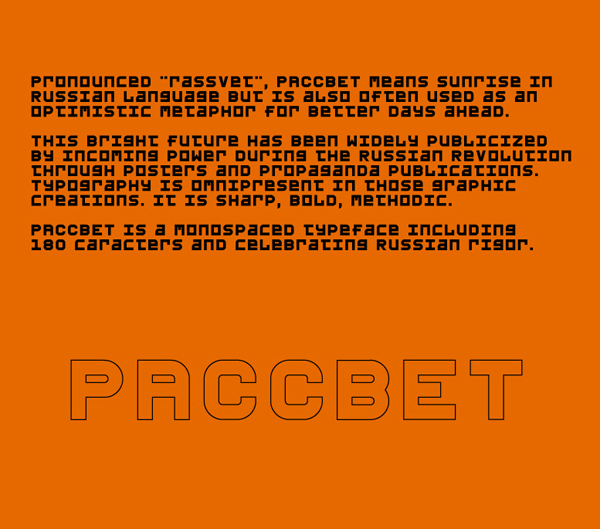 PACCBET Free Font