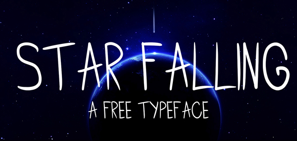 STAR FALLING Free Font