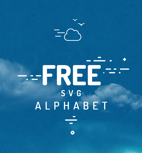 Free SVG Alphabet Free Font