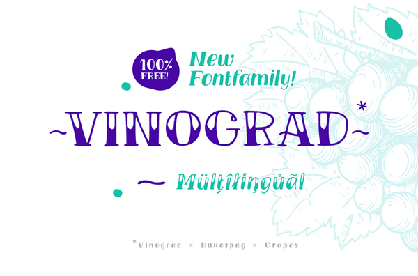 TM VINOGRAD Free Font