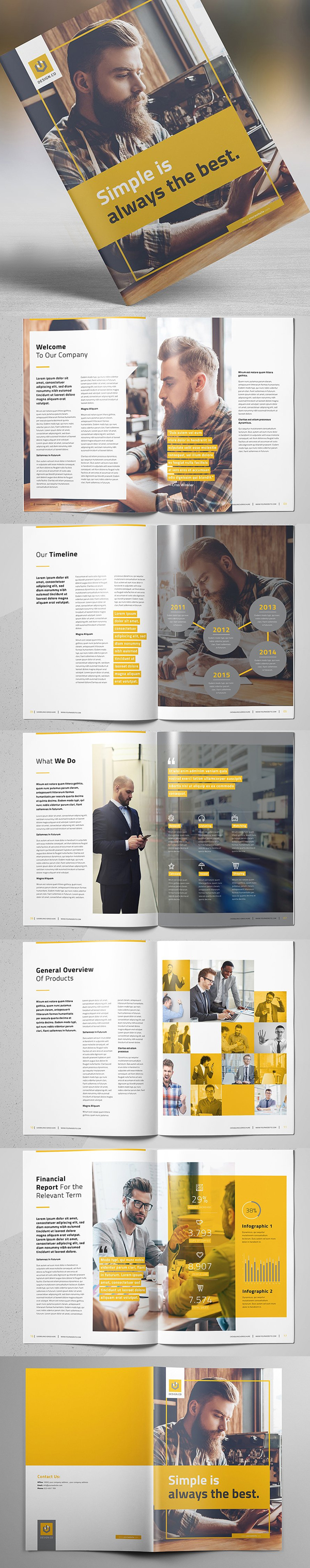 100 Professional Corporate Brochure Templates - 24